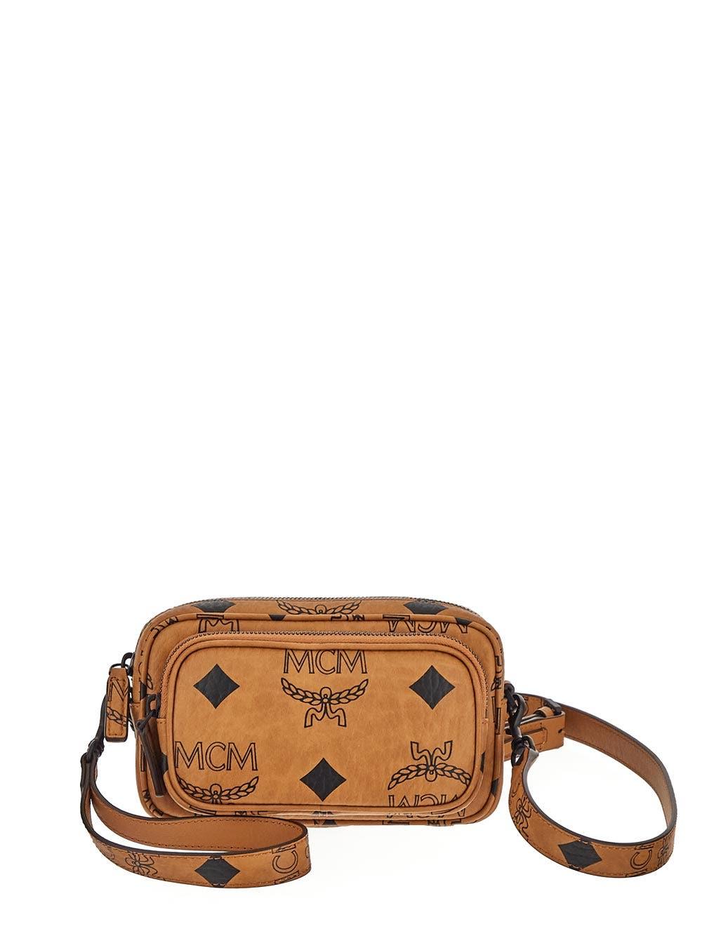 MCM Small Aren Maxi Visetos Crossbody Bag - Farfetch
