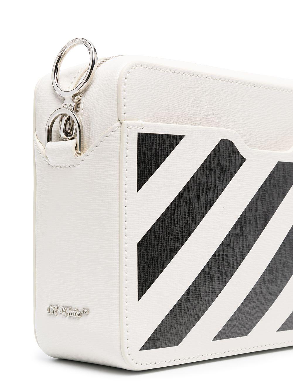 off white diagonal baby flap bolsa