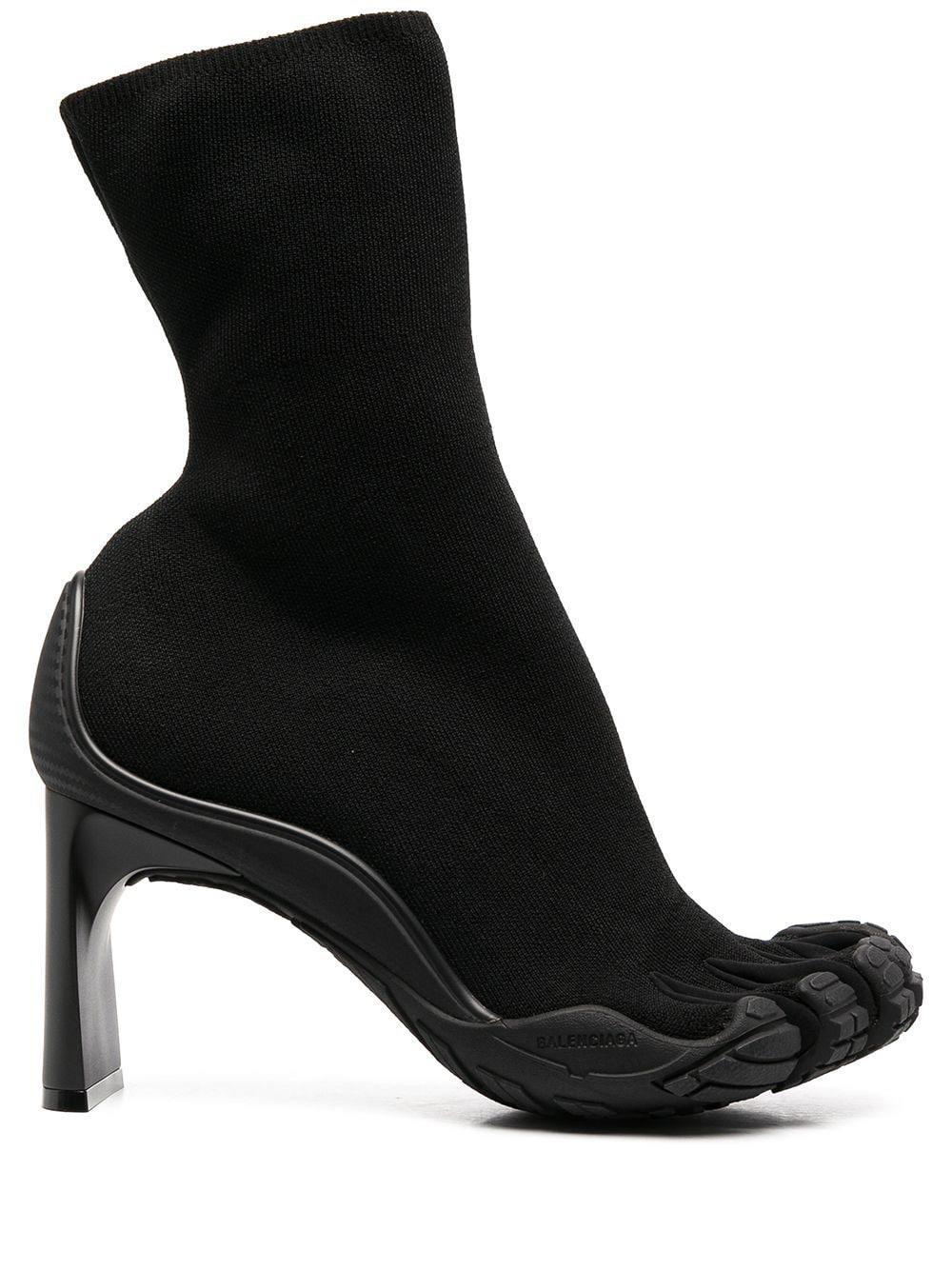 Balenciaga Split-toe Pull-on Booties in Black | Lyst