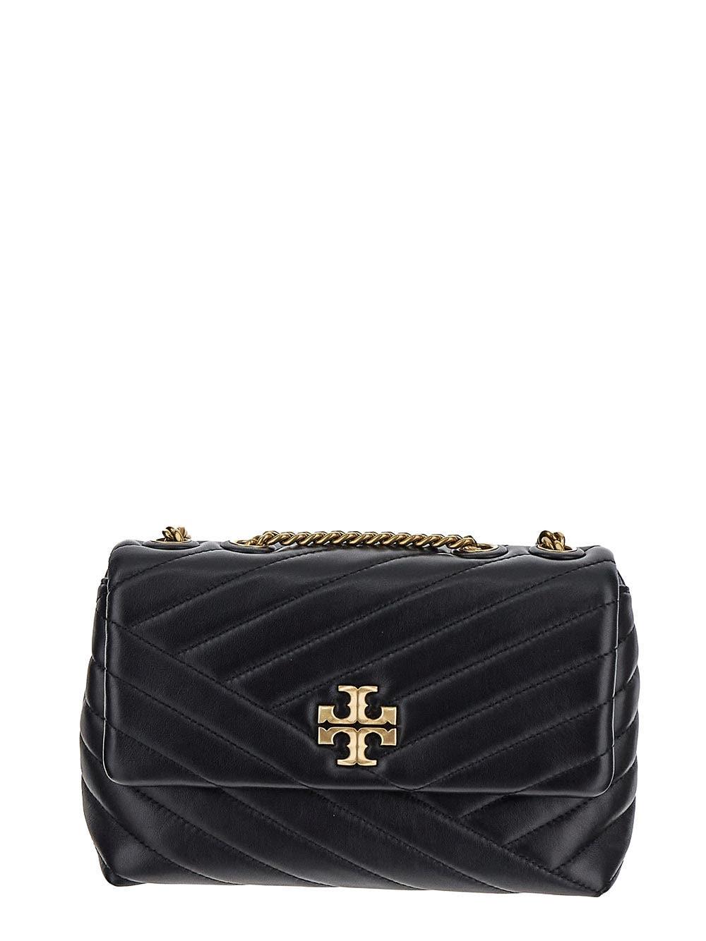 Tory Burch Kira Chevron Small Convertible Shoulder Bag in Black Lyst