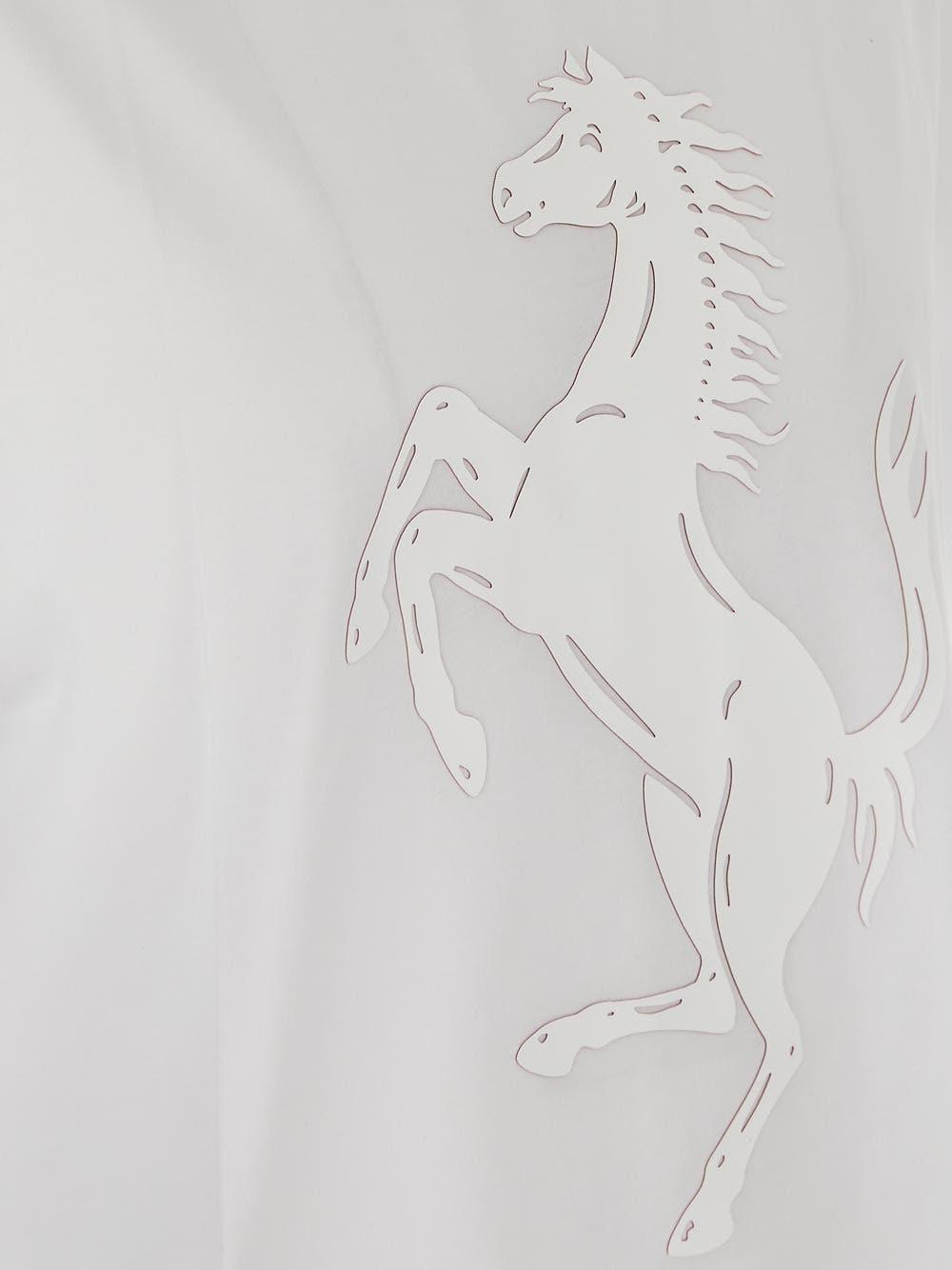 Ferrari Cotton Horse Print T-shirt in 