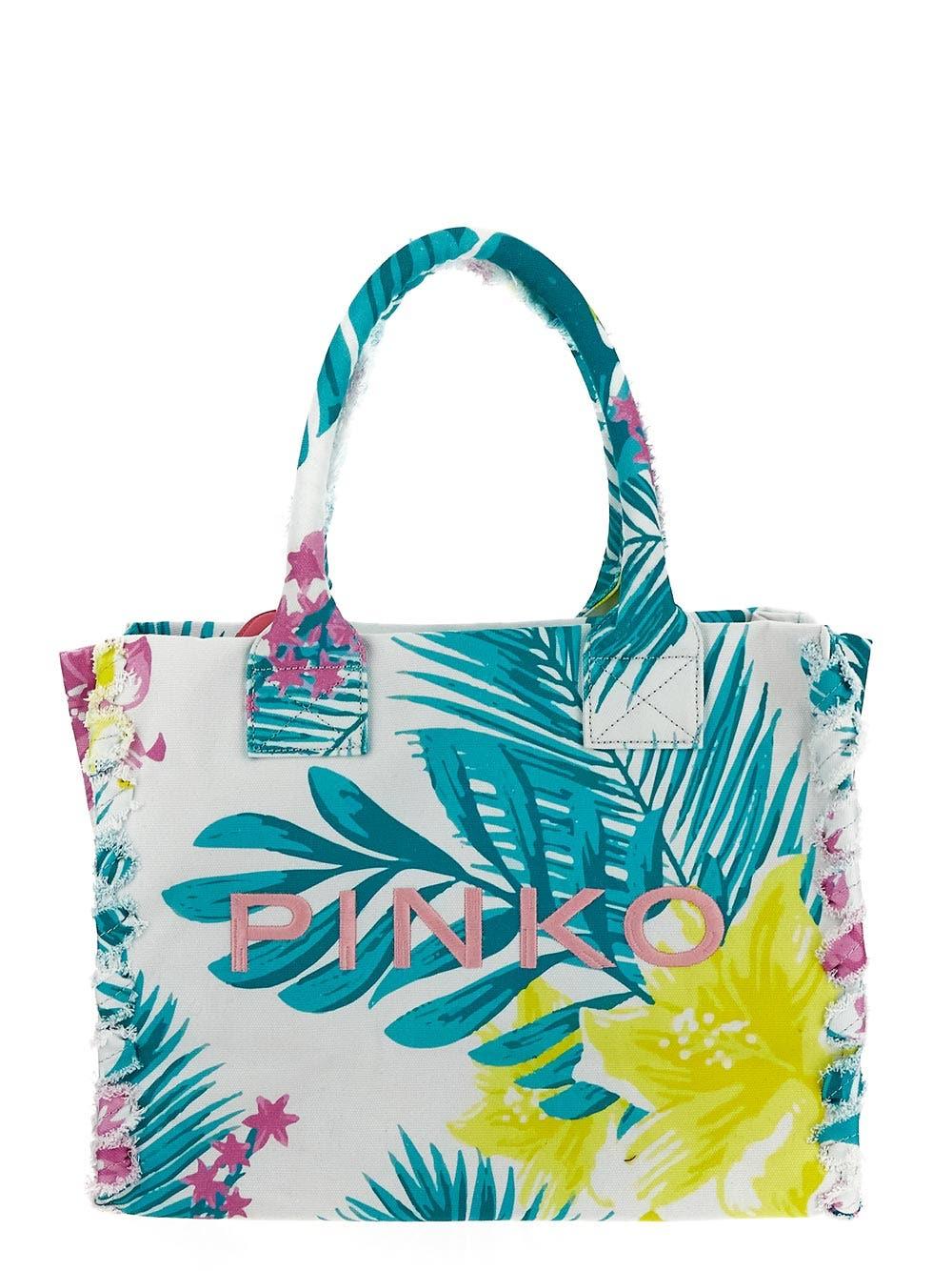 Pinko Beach Shopper Bag in Blue | Lyst