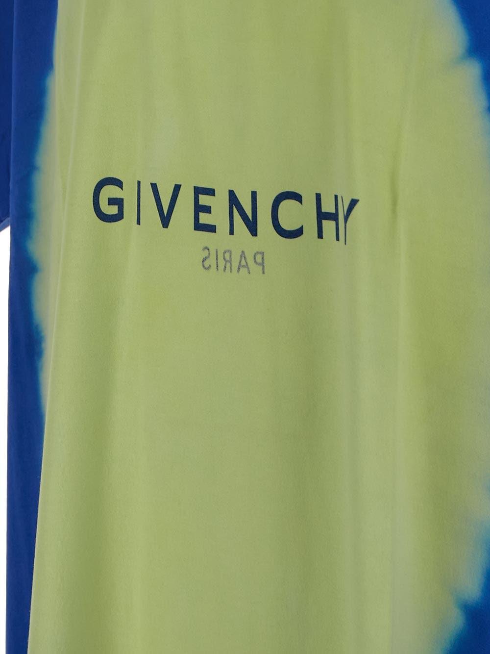 Givenchy Tie dye T shirt in Blue for Men Lyst