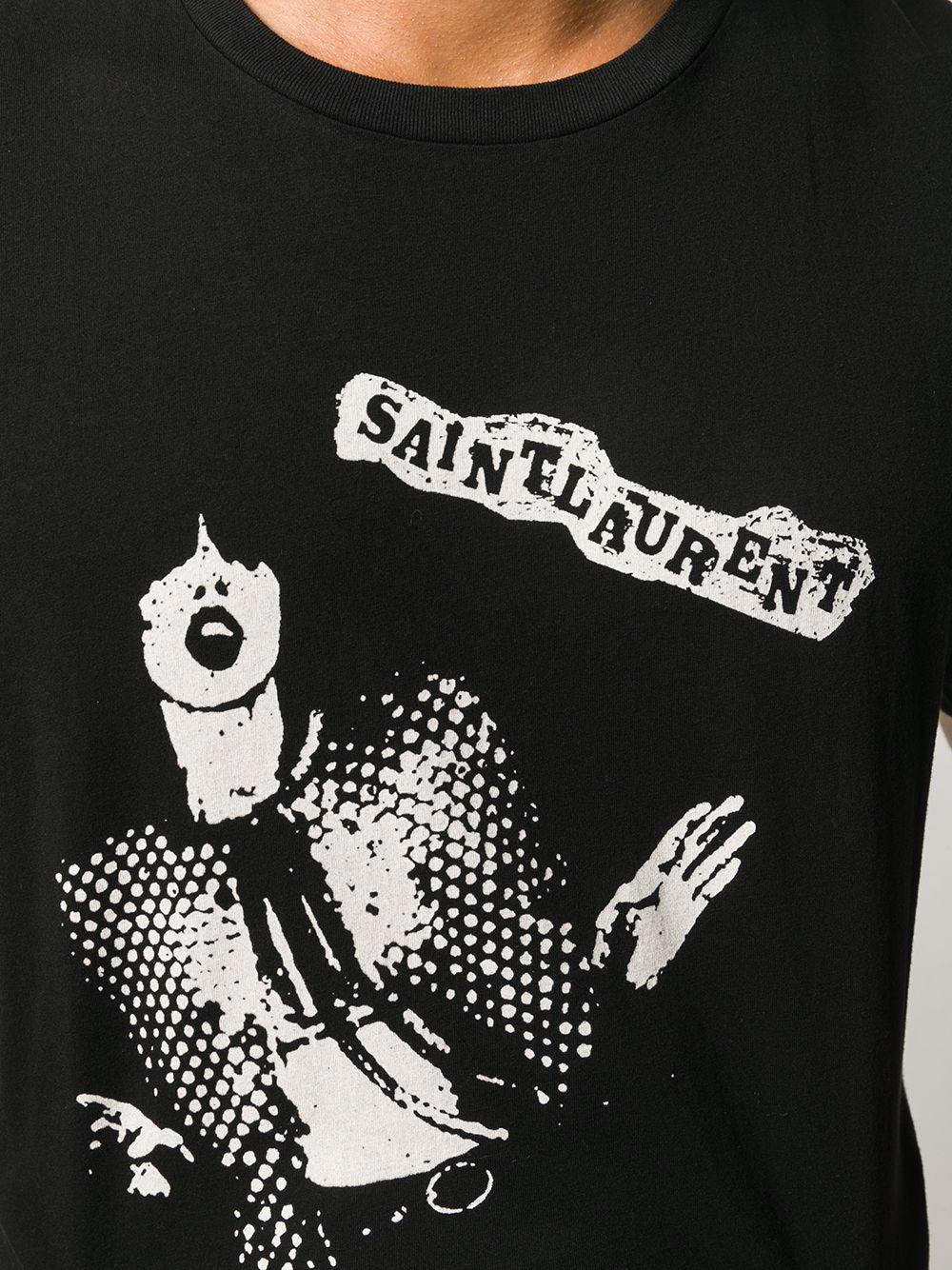 saint laurent graphic shirt