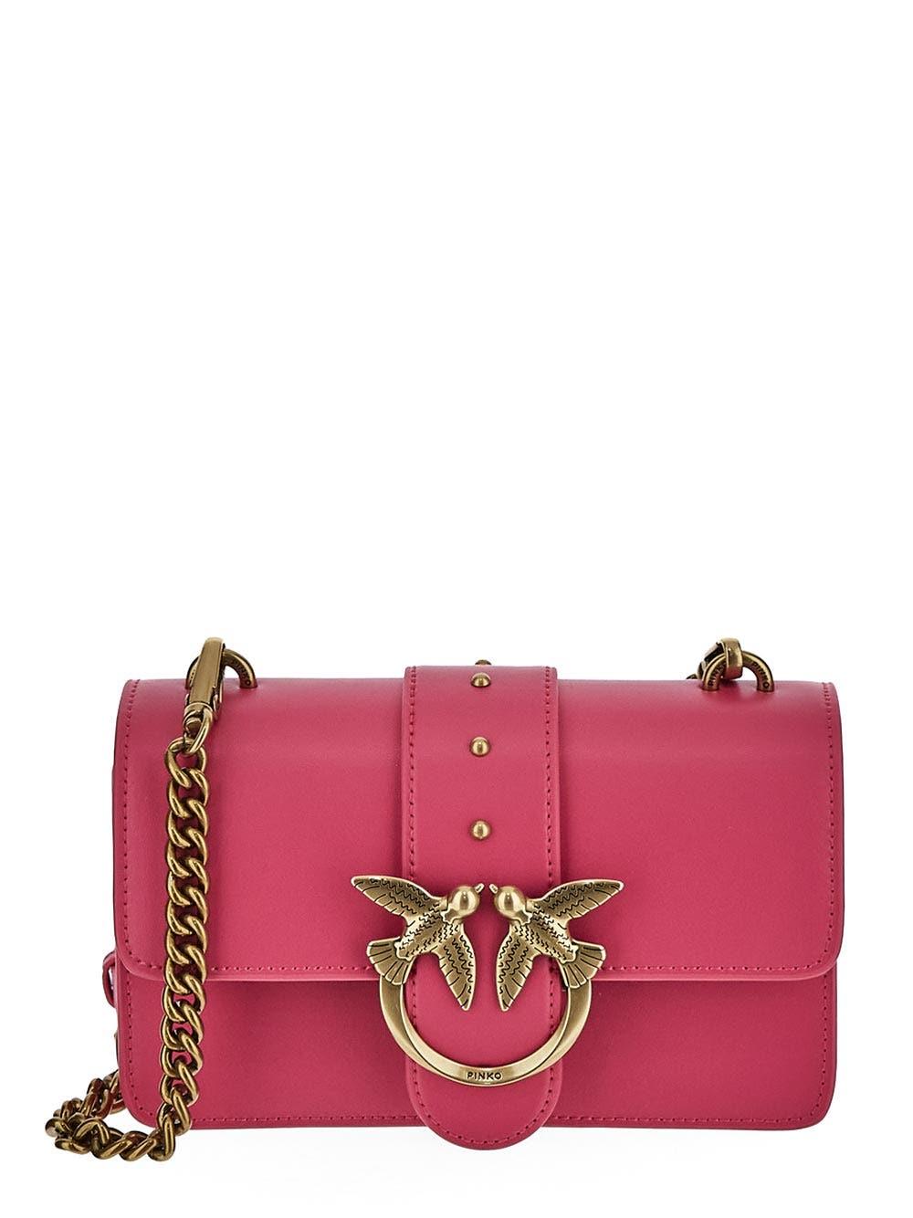 Pinko Mini Love Bag One Simply in Pink | Lyst