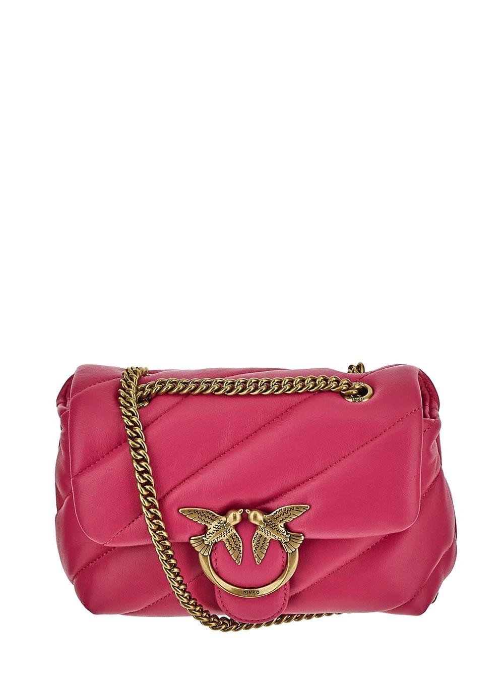 Pinko Mini Love Bag Puff Maxi Quilt in Pink | Lyst