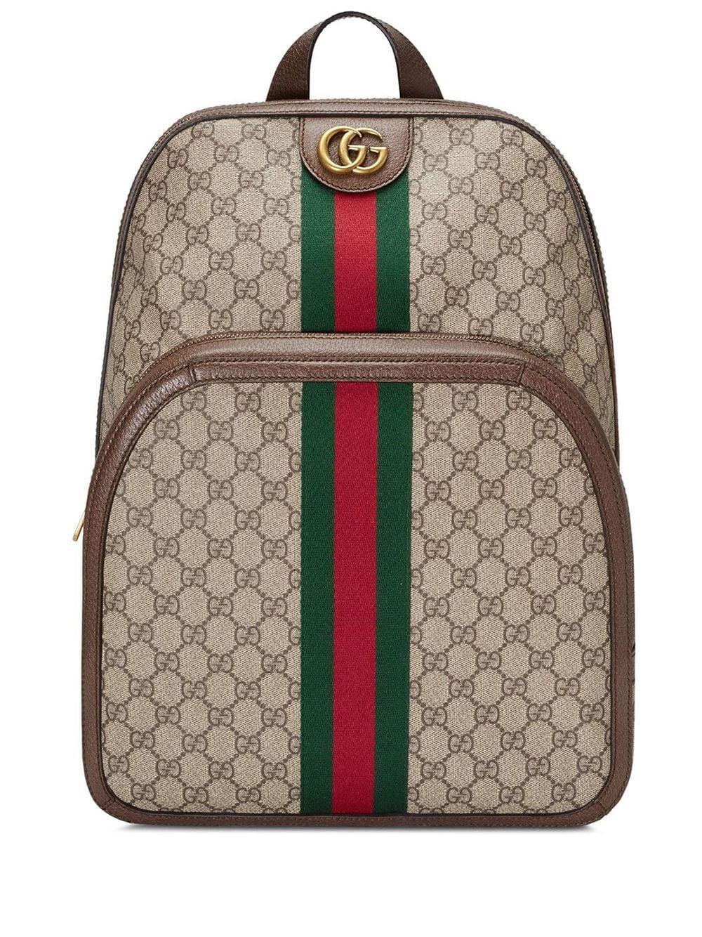 Gucci Ophidia gg Medium Backpack in Natural for Men | Lyst
