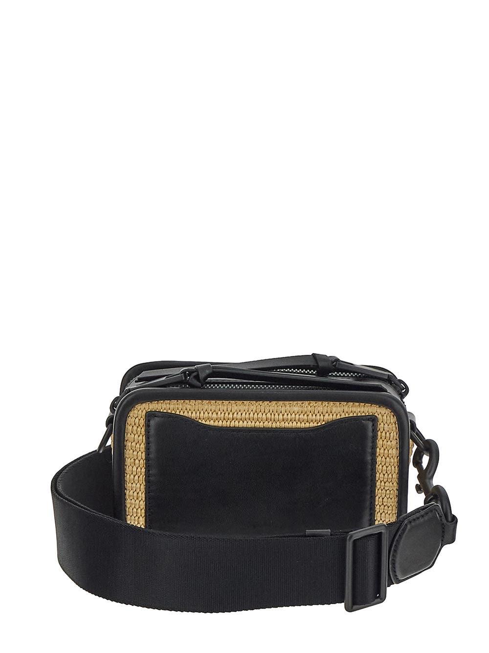 Marc Jacobs The Woven Dtm Snapshot Camera Bag in Black