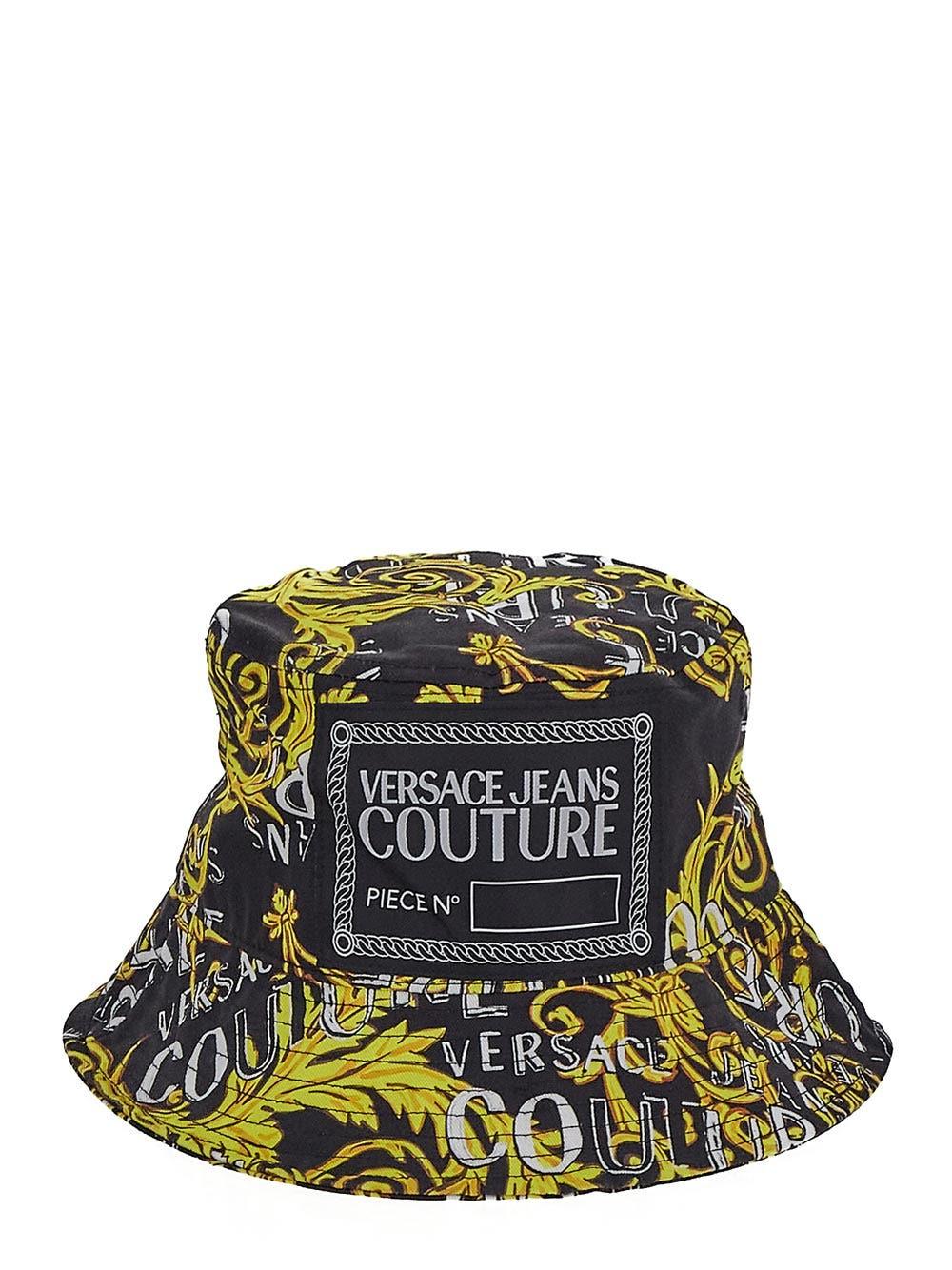 Versace Jeans Couture Logo Couture Bucket Hat in Green for Men | Lyst