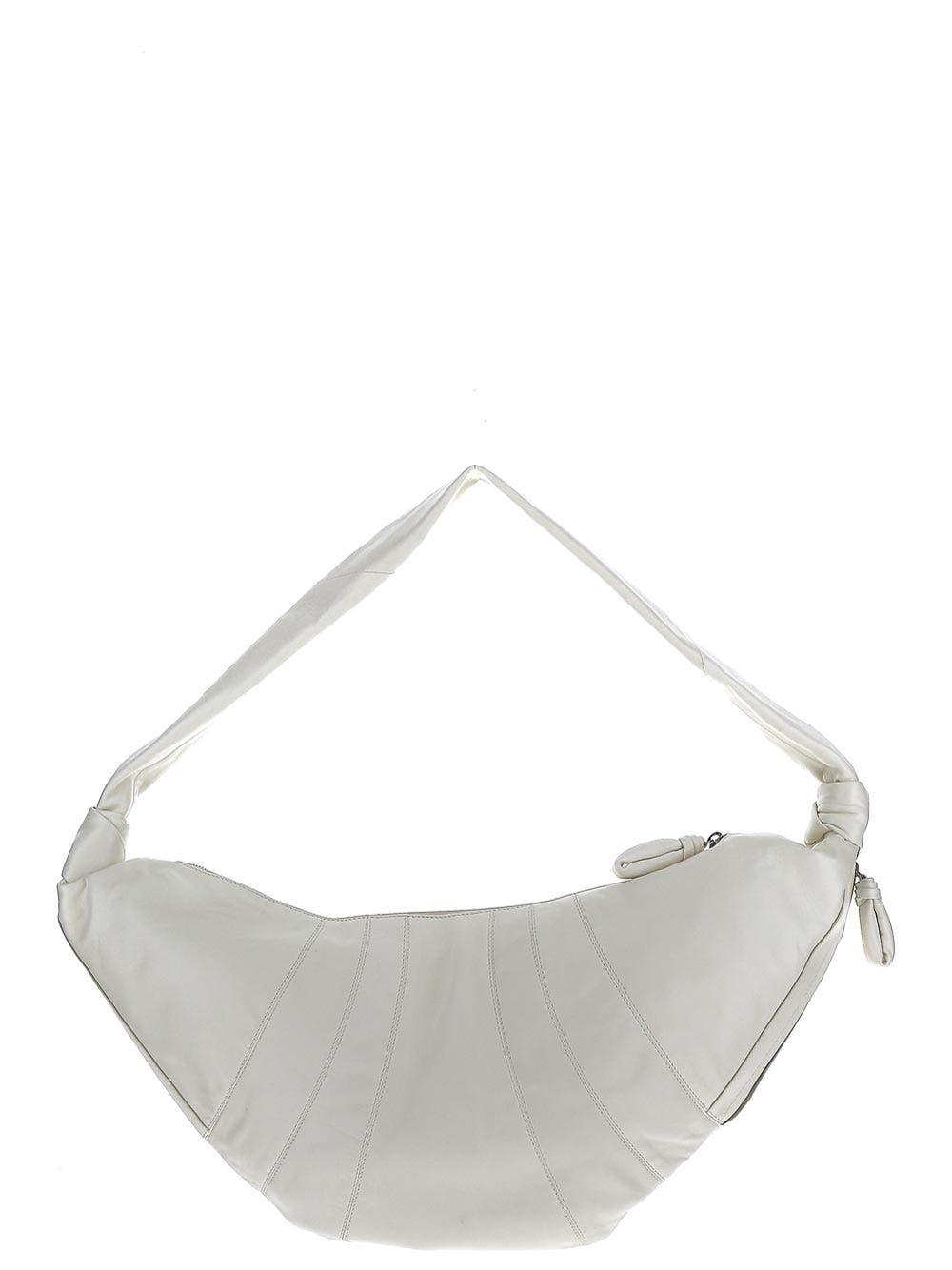 Lemaire Large Croissant Bag in White | Lyst