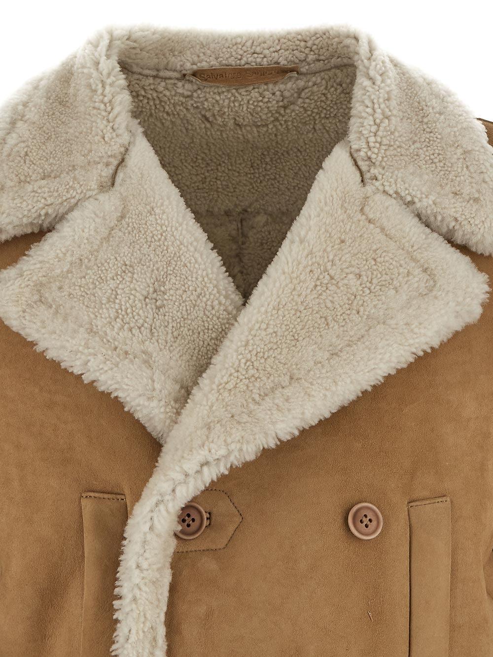 Salvatore Santoro Timberland Shearling Jacket in Brown for Men Lyst UK