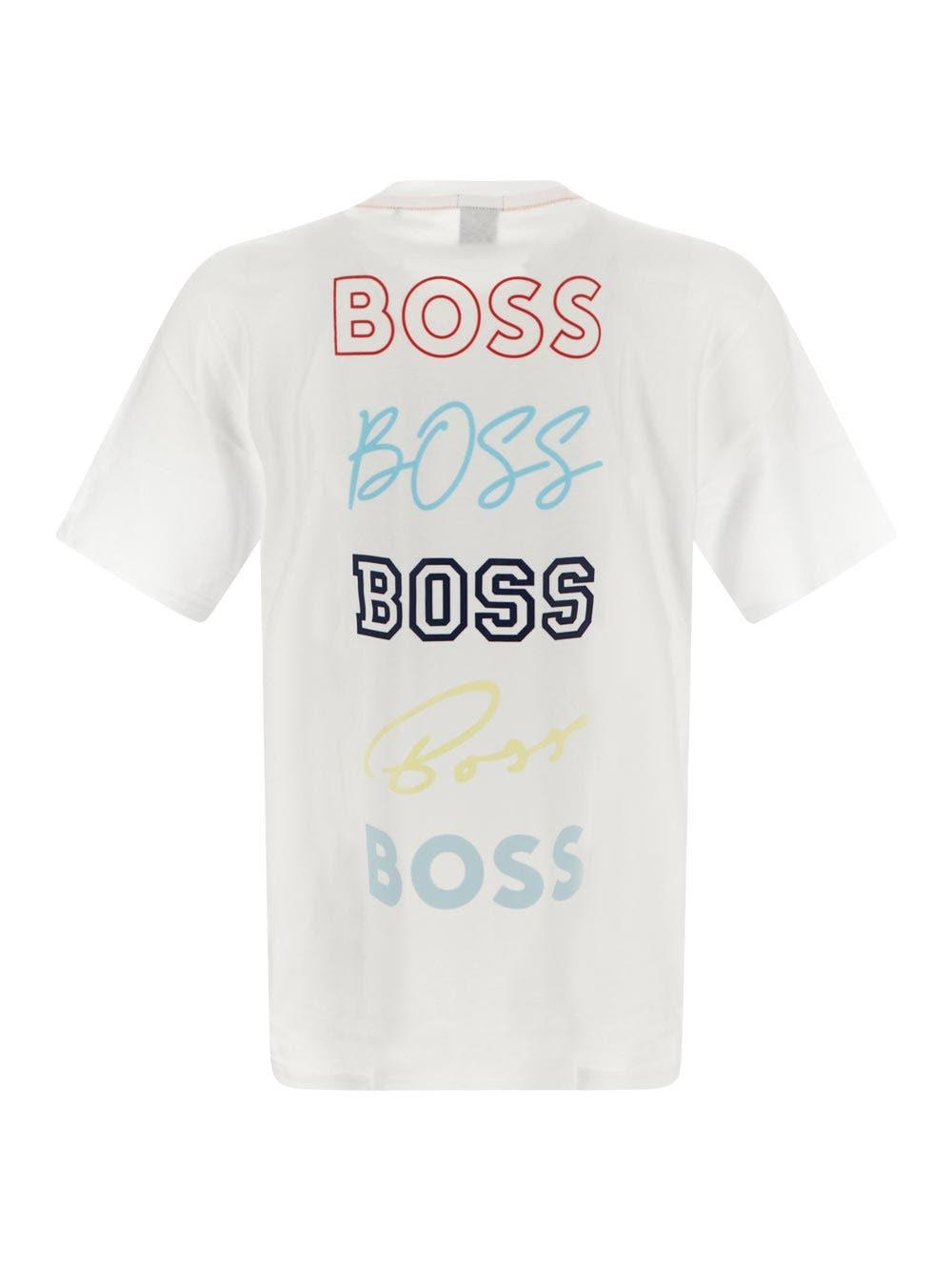 BOSS by HUGO BOSS Cotton Logo T-shirt in Black for Men Save 24% Mens T-shirts BOSS by HUGO BOSS T-shirts 