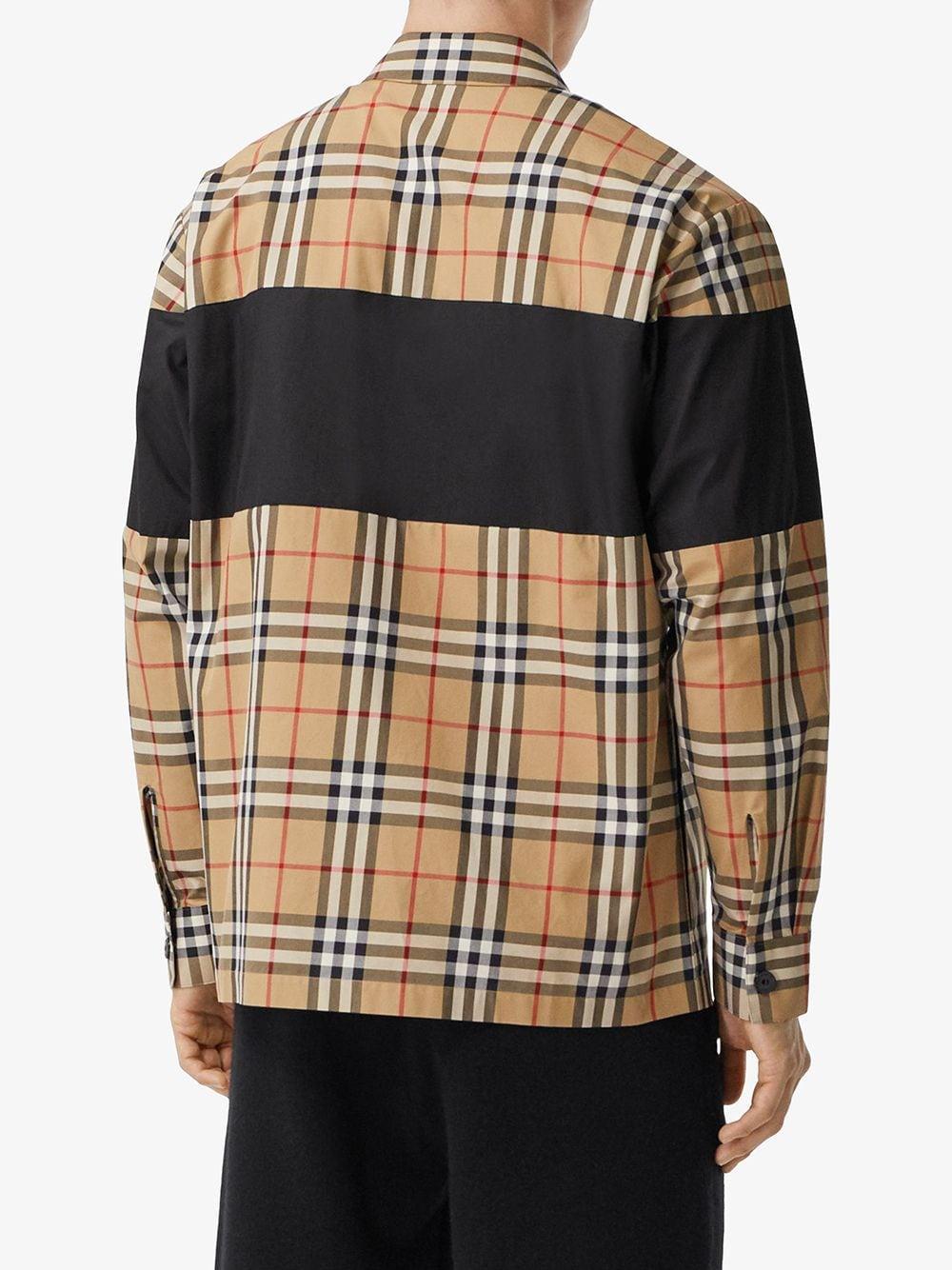 Burberry Cotton Stripe Detail Zip-fastening Jacket for Men | Lyst