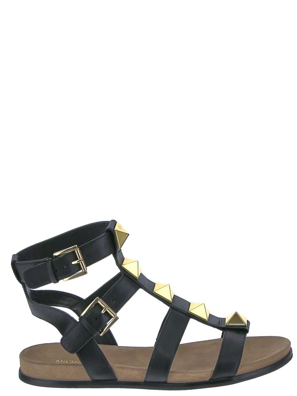 michael kors black gladiator sandals