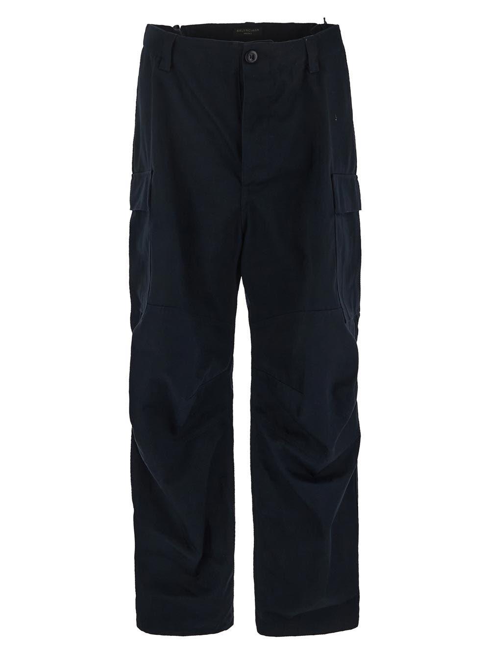 Balenciaga Cargo Pants in Blue for Men Lyst