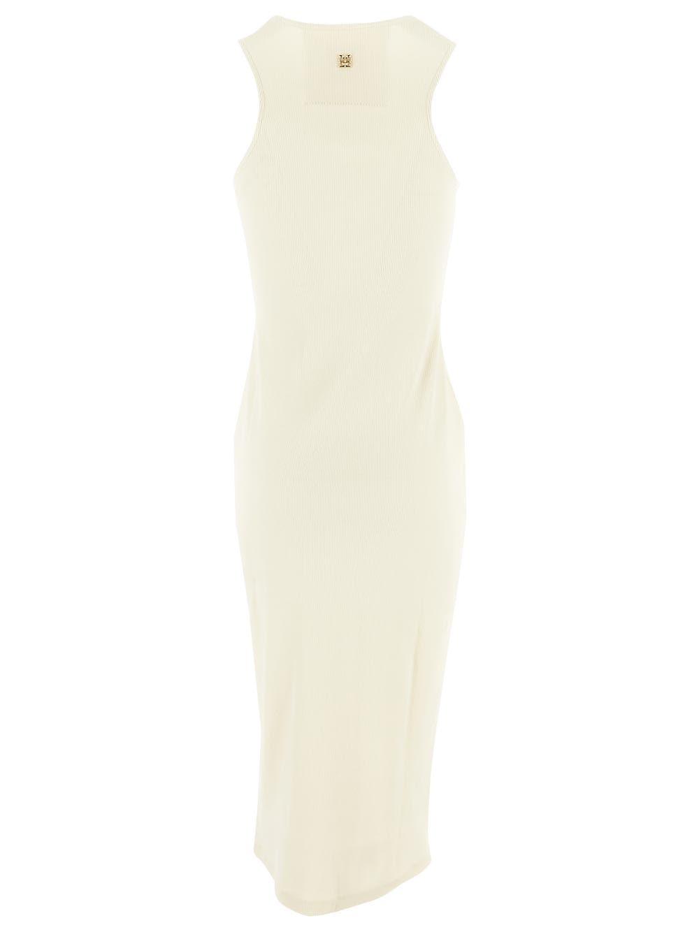 ワンピース GIVENCHY RIBBED DRESS GIVENCHY Embellished ribbed stretch-cotton midi dress | NET