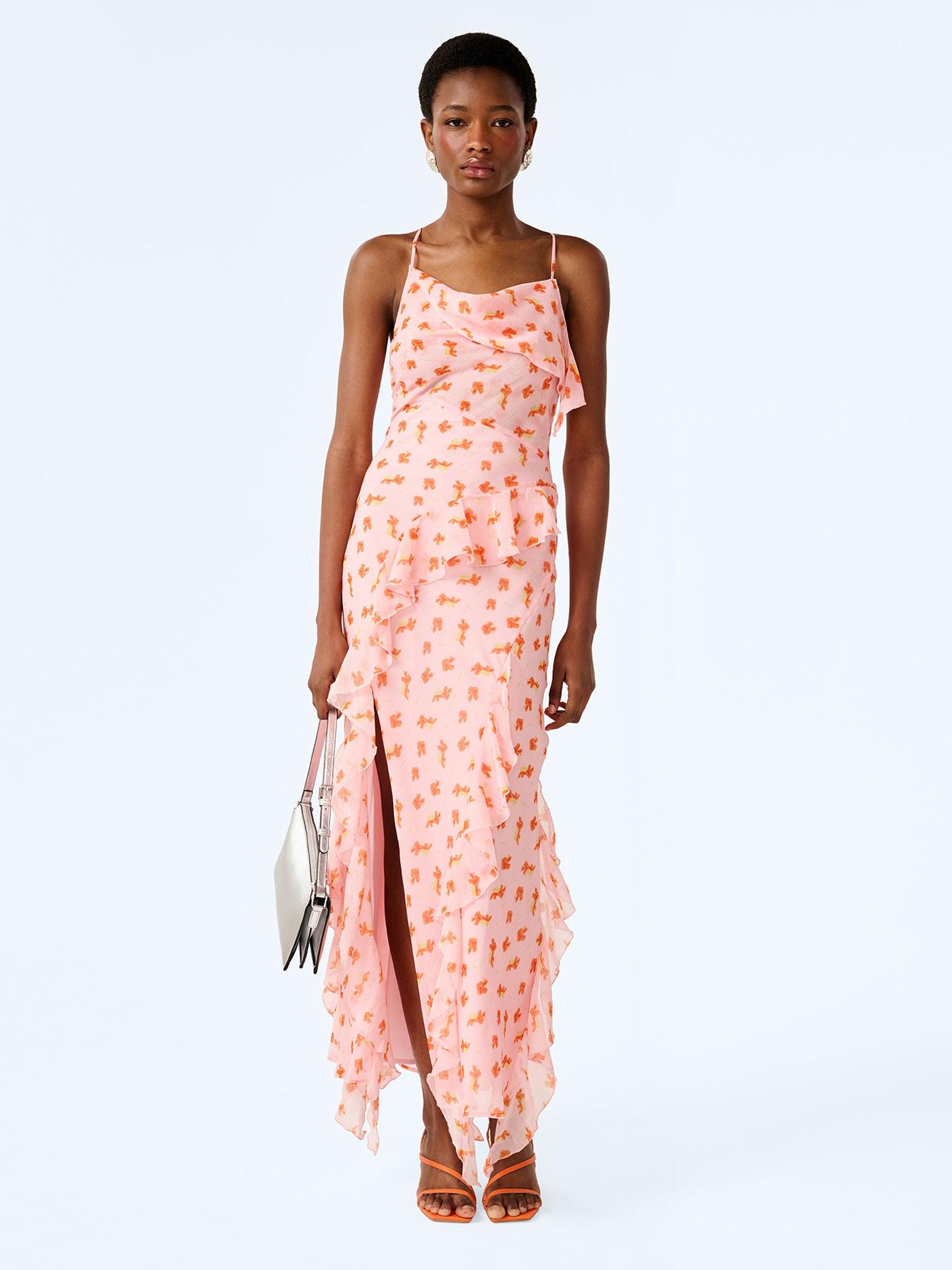 ワンピース Valentino Asymmetric Tiered Ruffle Dress Ruffle Asymmetrical Dresses for Women - Up to 63% off | Lyst UK