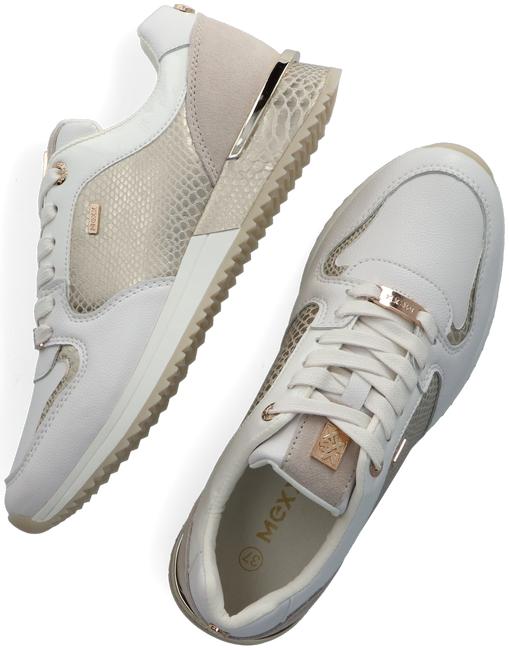 Mexx Witte Lage Sneakers Fleur in het Wit - Lyst