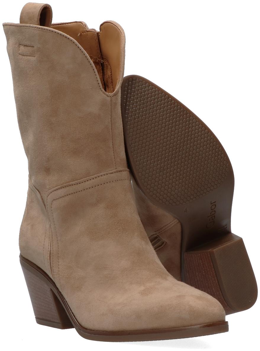 Gabor Beige Hoge Laarzen 692 in het Naturel - Lyst