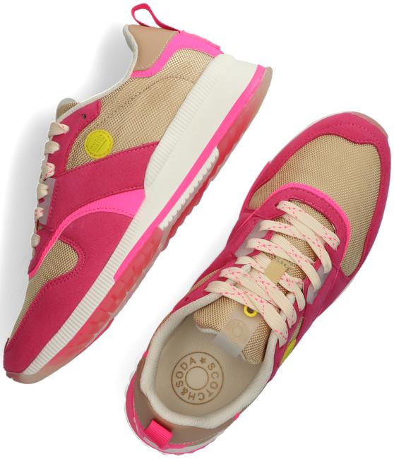 Scotch \u0026 Soda Rubber Vivi Lage Sneaker in het Roze - Lyst