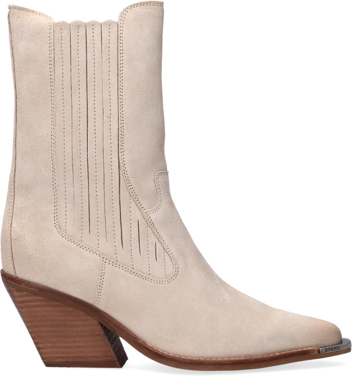 Bronx Low-kole 34159 Enkellaarzen in het Naturel | Lyst BE