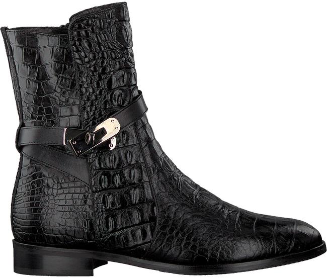 Pertini Zwarte Enkellaarsjes 30159 in het Zwart - Lyst