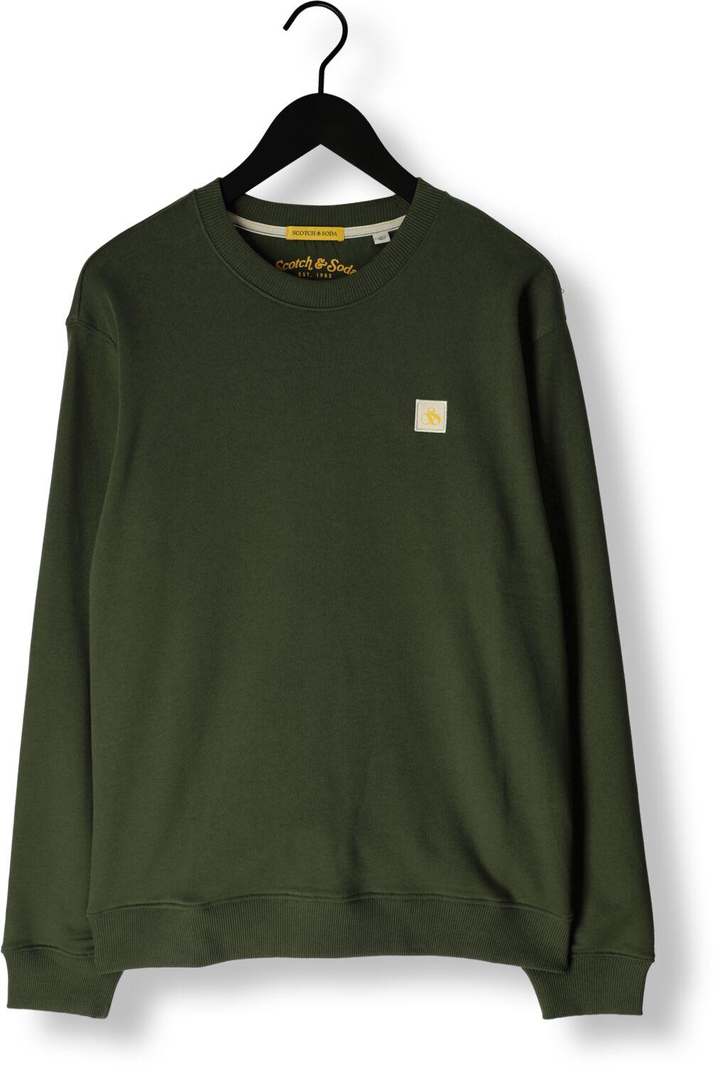 Scotch & Soda Herren Sweatshirt - Essential Badge Logo Crewneck