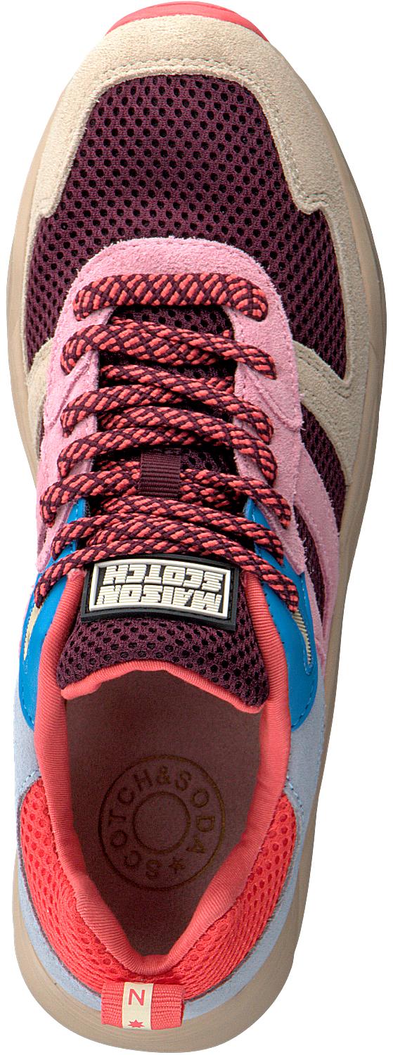 Scotch \u0026 Soda Multi Lage Sneakers Celest in het Rood - Lyst