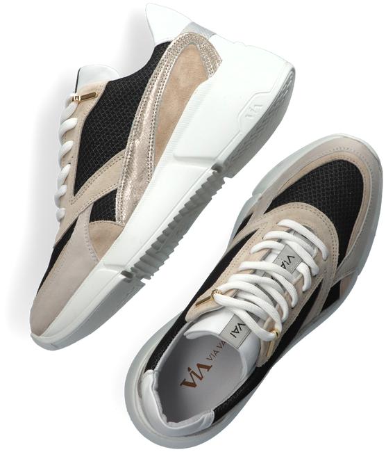 Via Vai Rubber Beige Lage Sneakers Celina Jae in het Naturel - Lyst