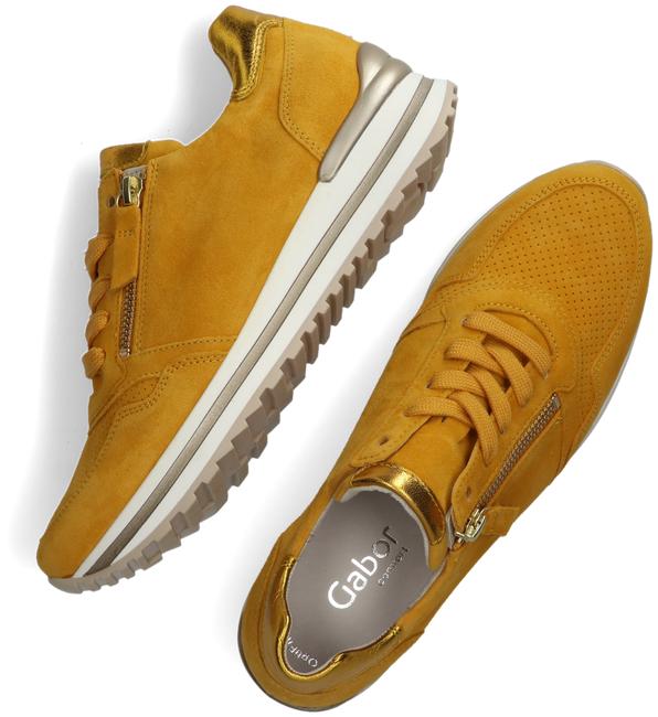 Gabor Sneakers Geel 46.369.22 • Tall Fashion
