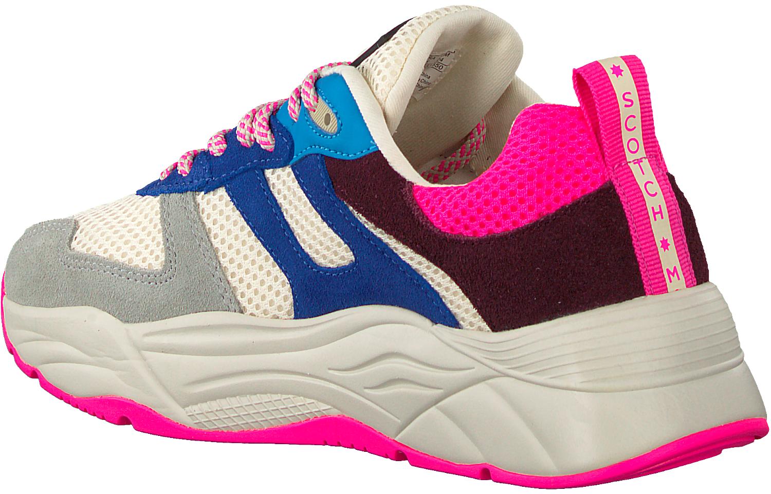 Scotch \u0026 Soda Multi Lage Sneakers Celest in het Blauw - Lyst