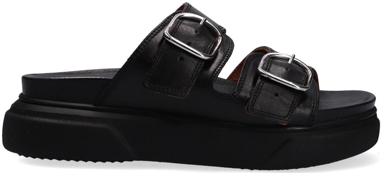 Via Vai Denim Slippers Maddison Dee in het Zwart - Lyst