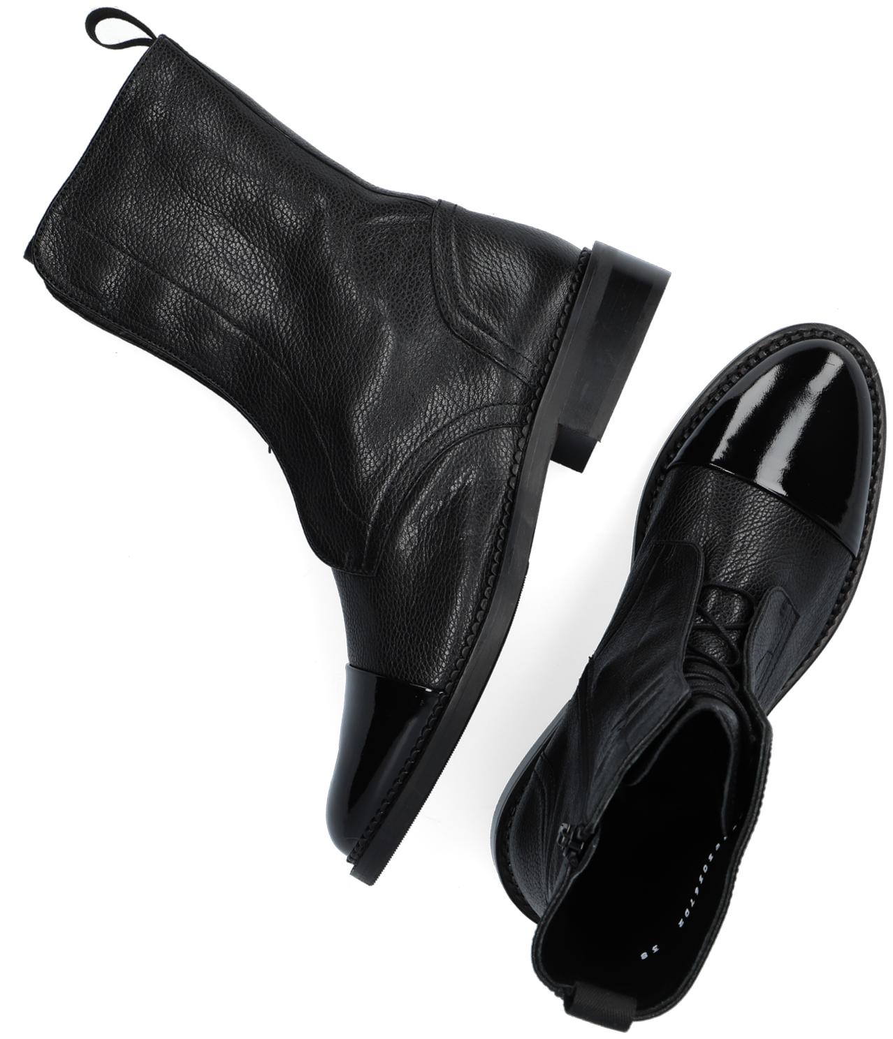Pertini Zwarte Veterboots 30367 in het Zwart - Lyst