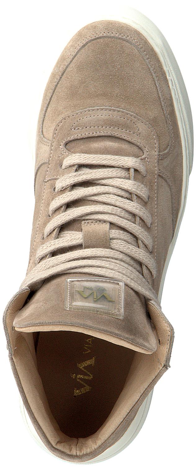 Via Vai Rubber Beige Hoge Sneaker Juno Lee in het Naturel - Lyst