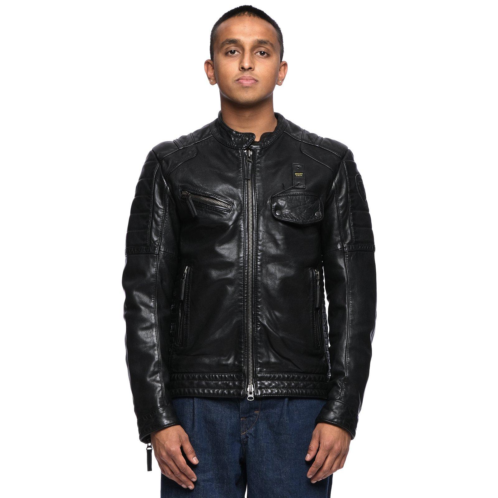 blauer leather jacket