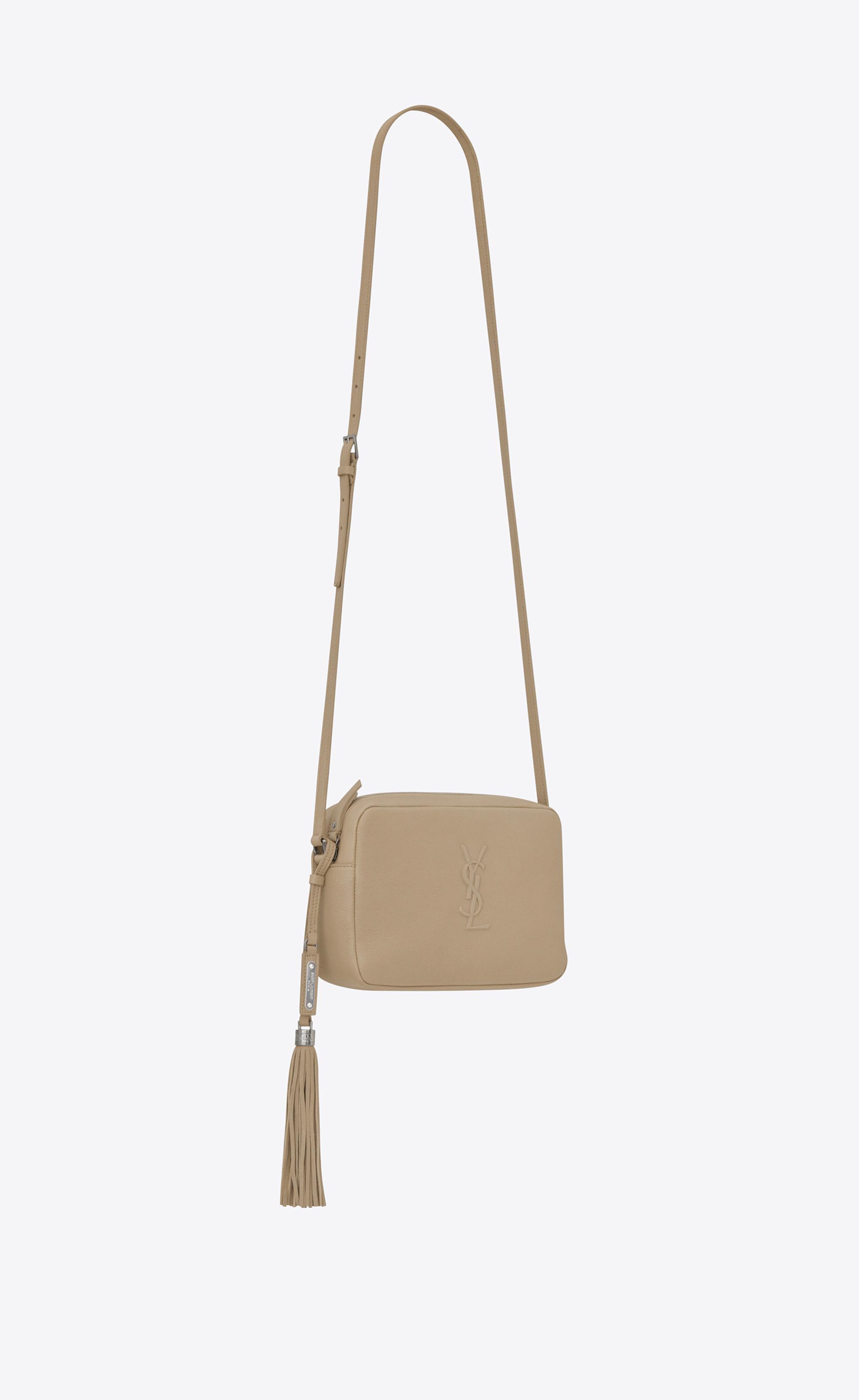 Saint Laurent Small Lou Camera Bag In Dark Beige Leather in Natural Lyst