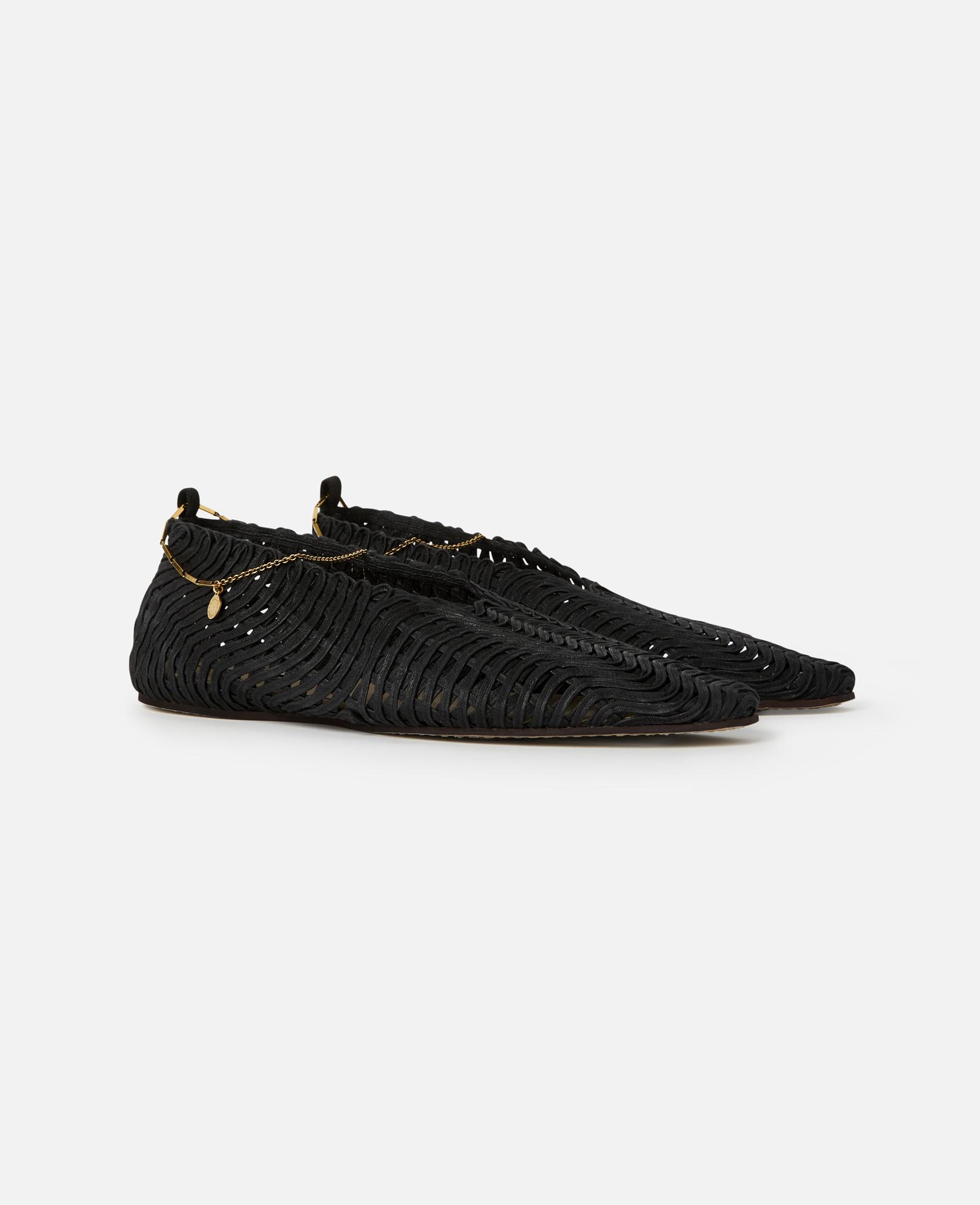 stella mccartney woven ballet flats