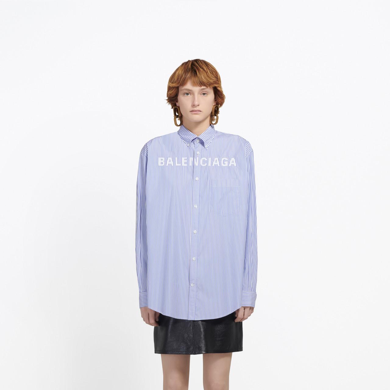 balenciaga button up shirts & tops