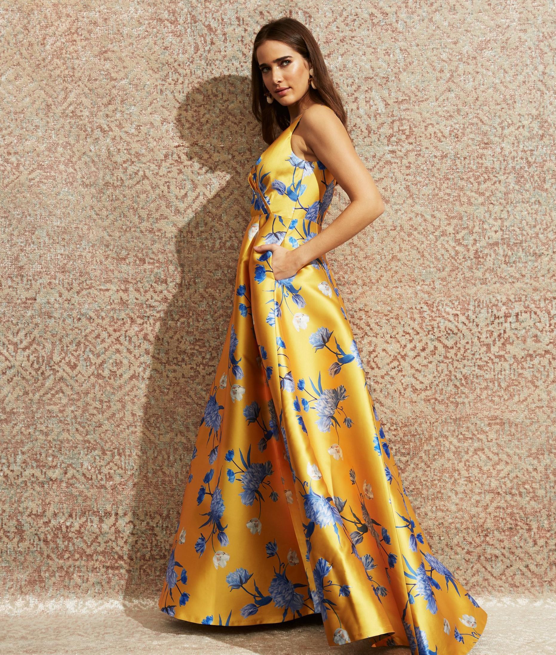 sachin and babi elisa gown