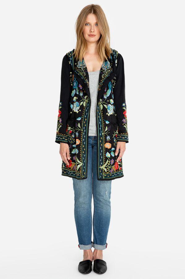 Johnny Was Zia Hooded Duster Lyst