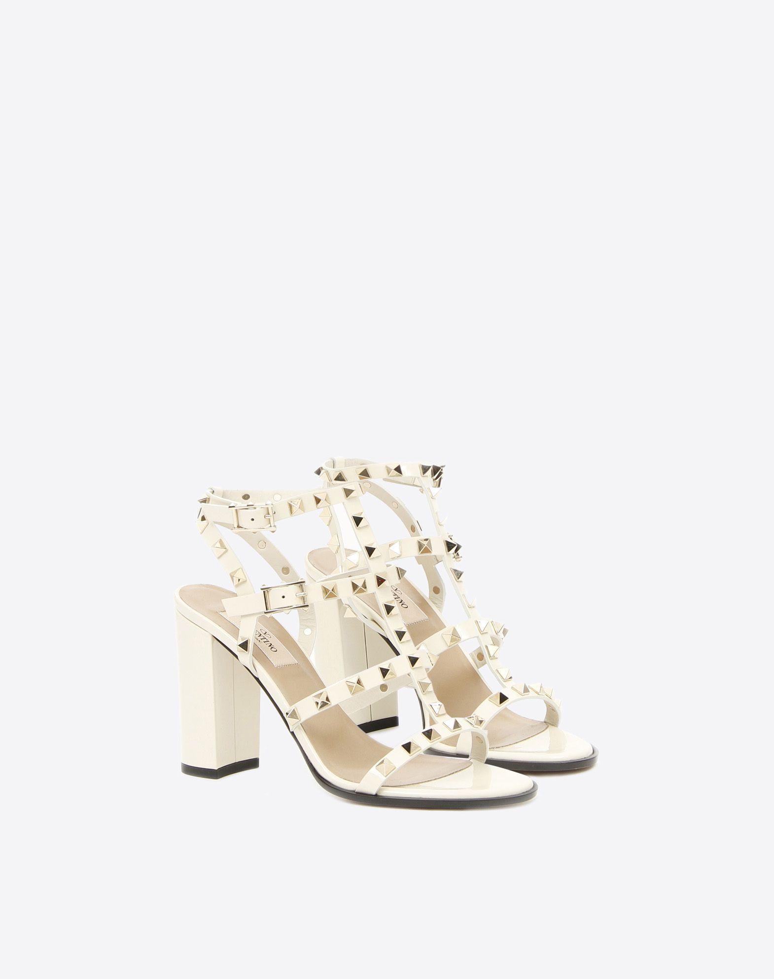 cage rockstud sandal 90mm