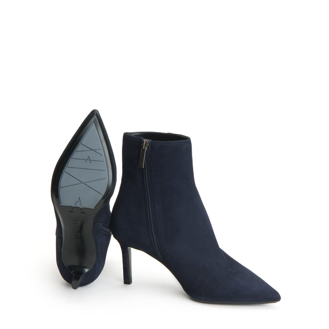 aquatalia navy blue boots
