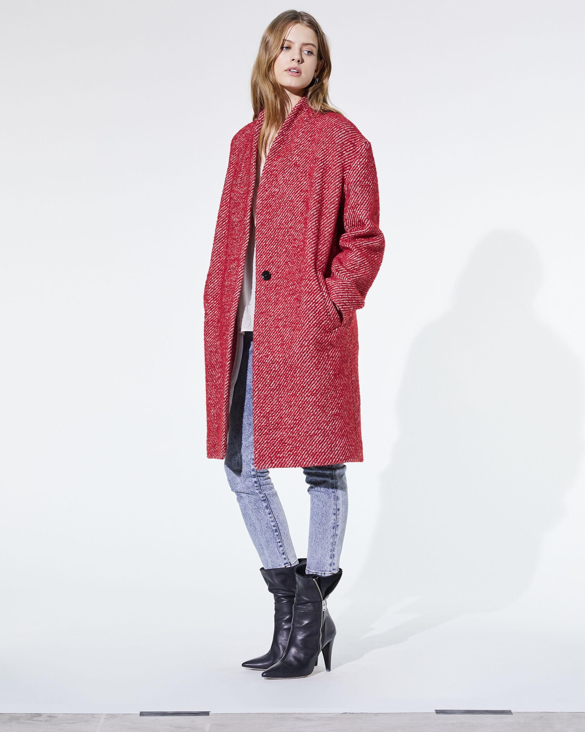 IRO Wool Irinia Coat in Red - Lyst