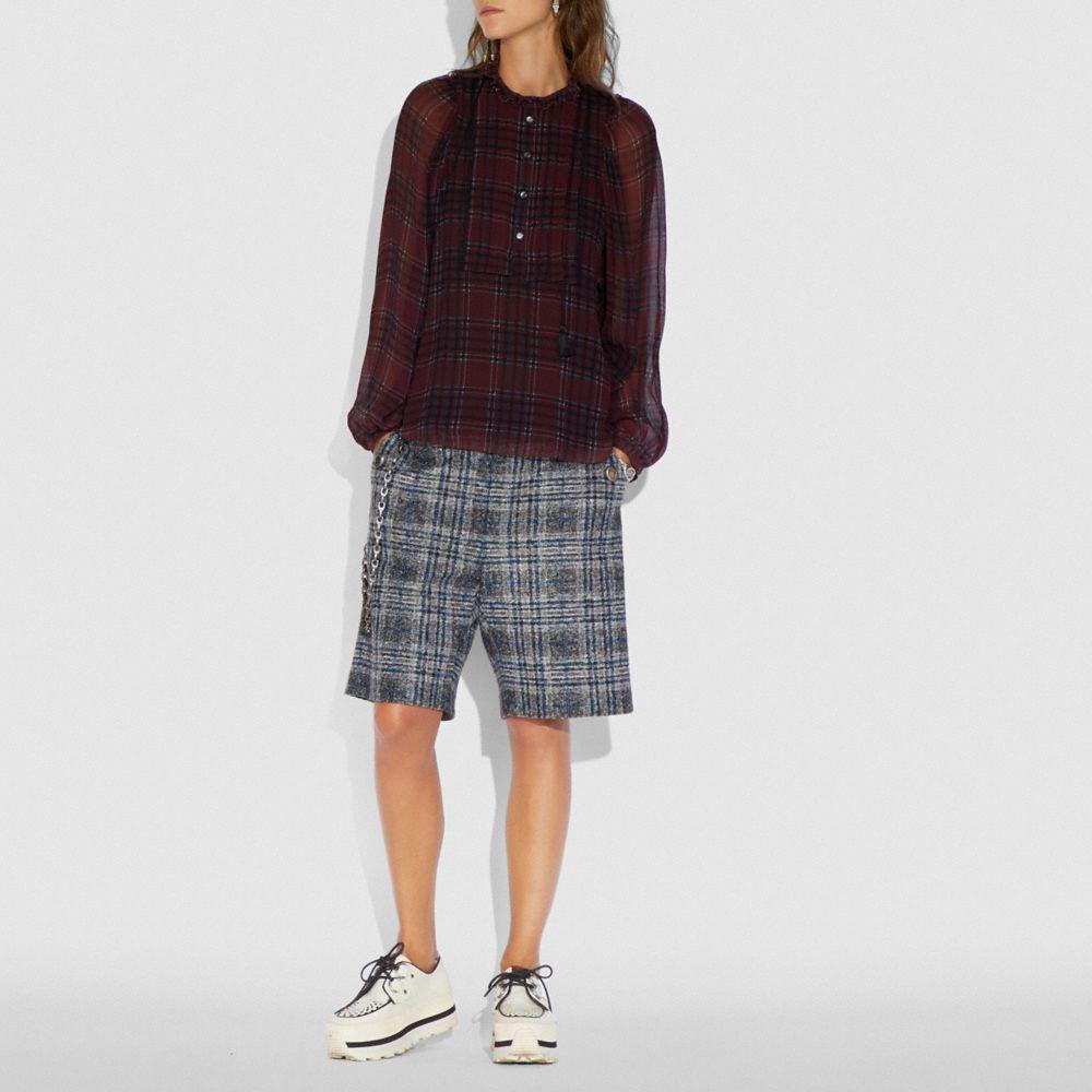 COACH Silk Printed Blouse Lyst