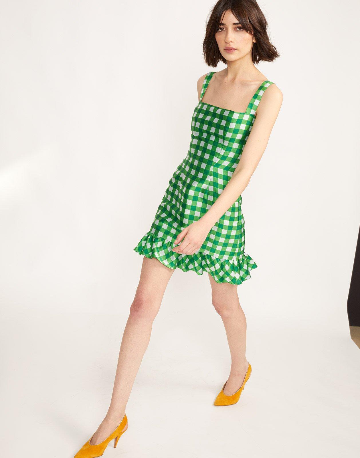 mini gingham dress
