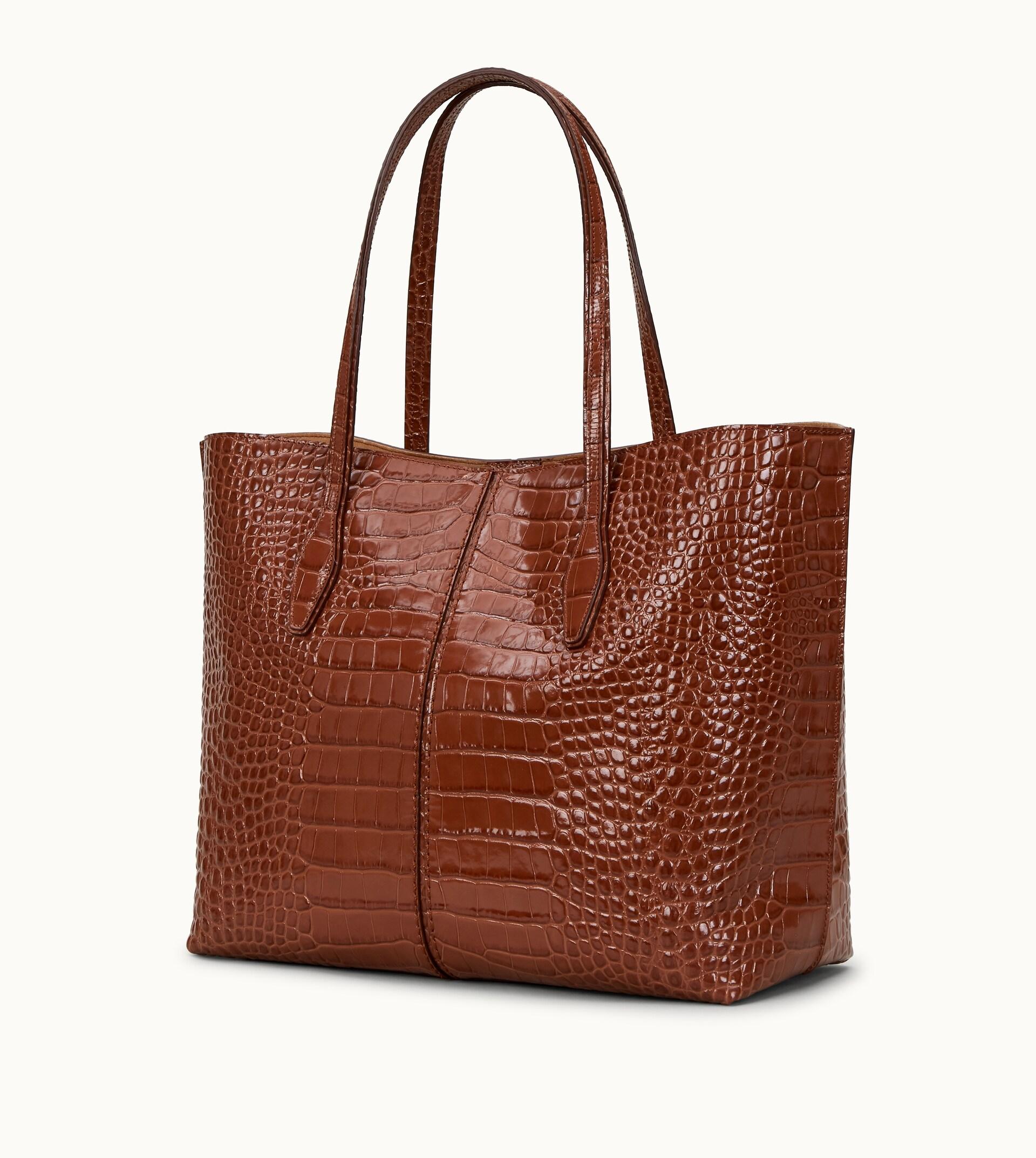 Tod's Leather Joy Bag Large in Brown - Lyst