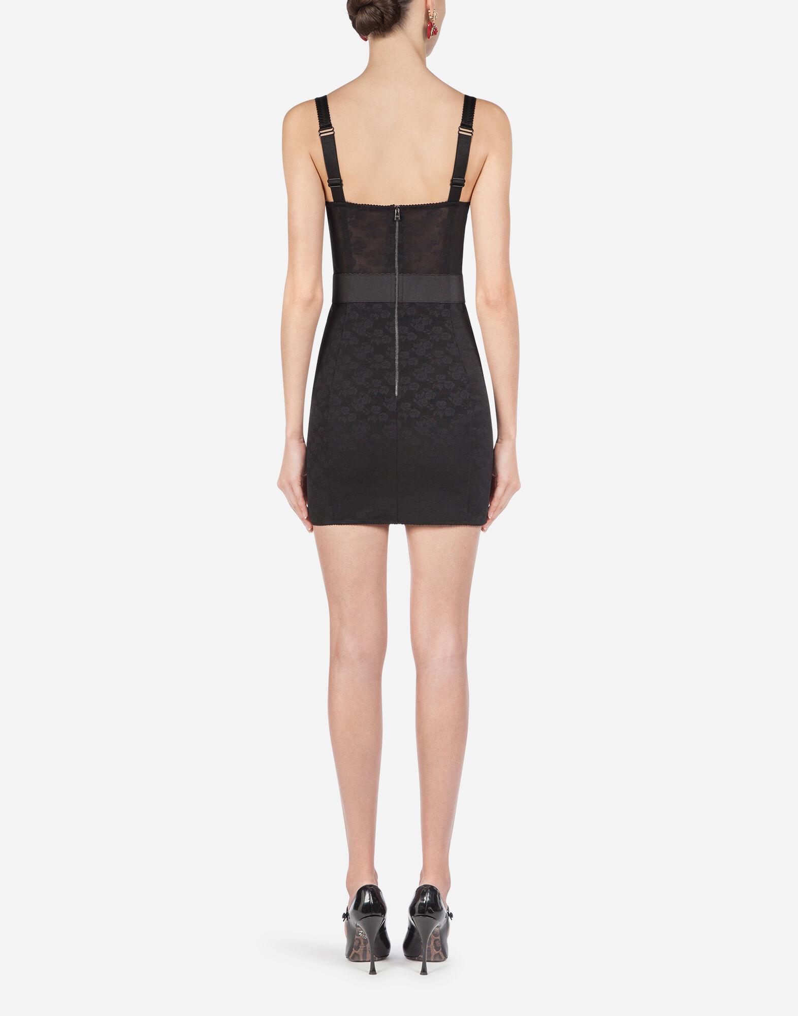 Dolce & Gabbana Synthetic Corset Dress in Black Lyst