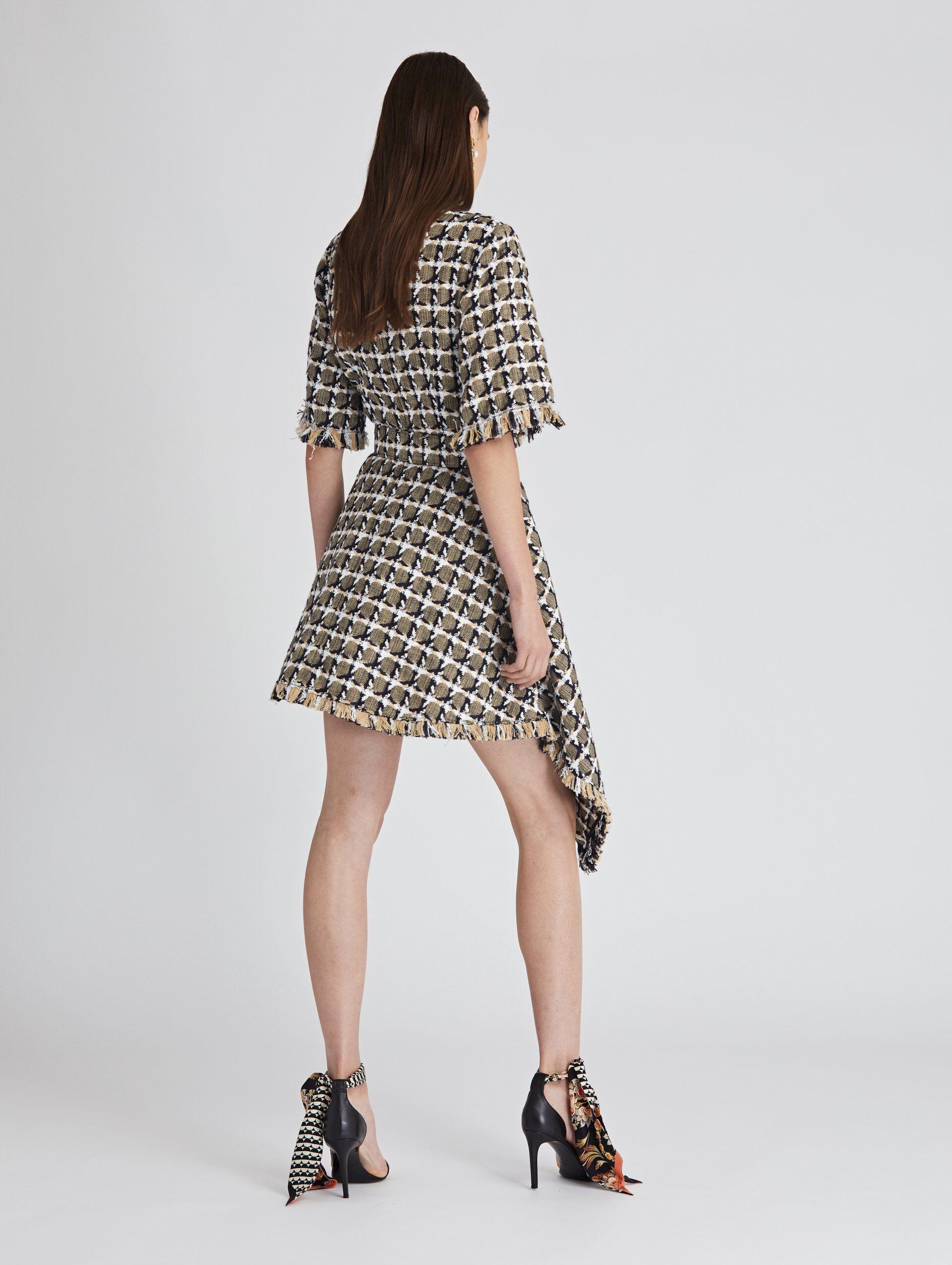 oscar de la renta tweed dress