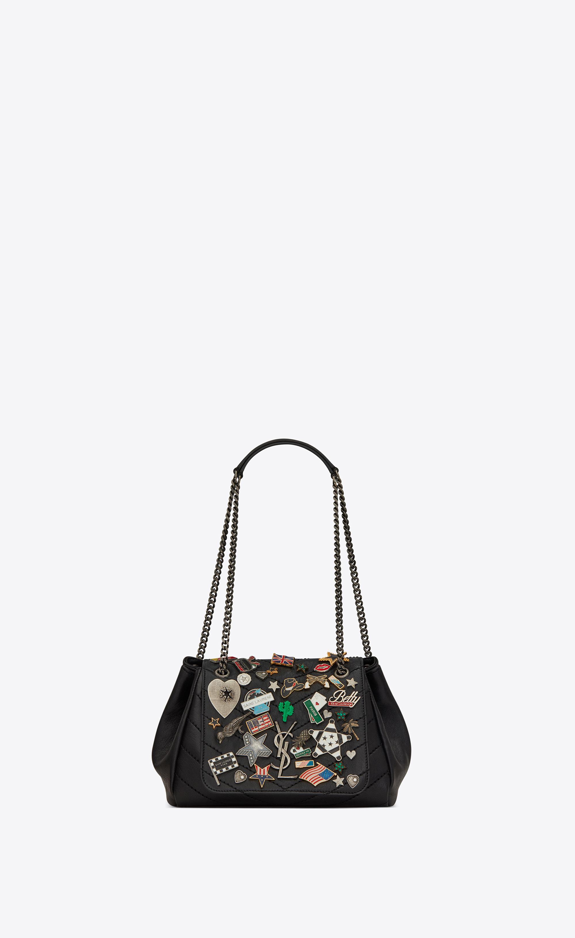 Lyst Saint Laurent Nolita Small Chain Bag in Black