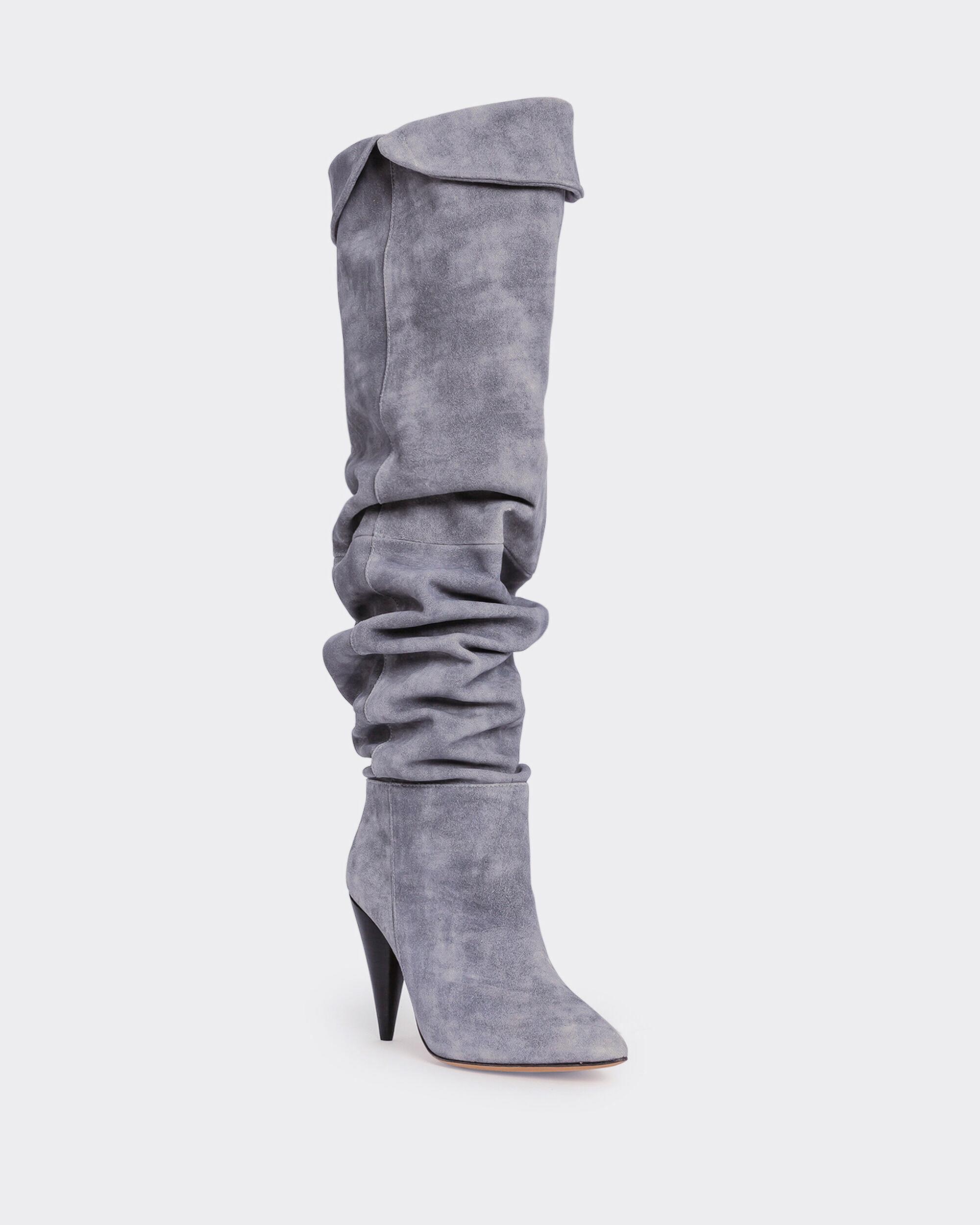 all grey boots